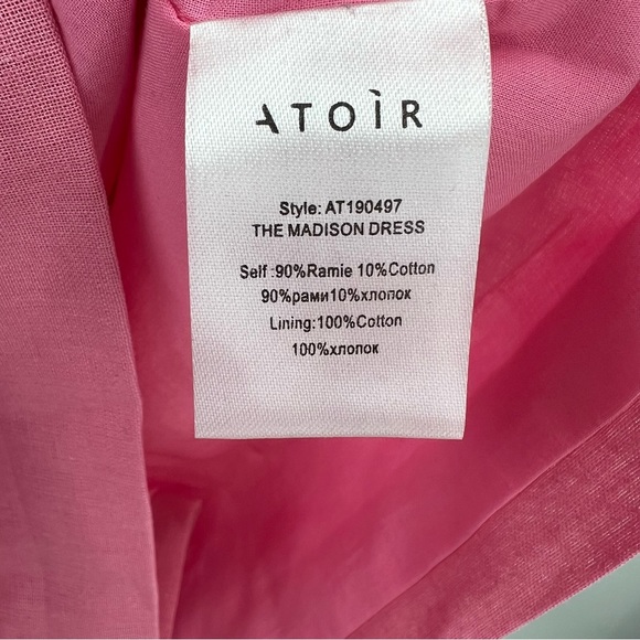 Atoir NWT Madison Mini Dress in Primrose size M (US 6) - Picture 8 of 9